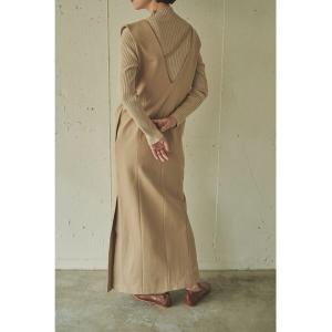 「Kari & lili」 コンビワンピース FREE ライトブラウン レディース