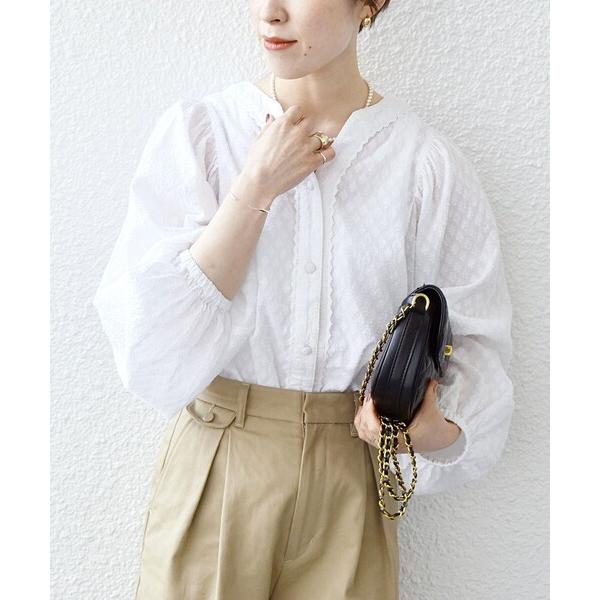 「SHIPS any」 長袖ブラウス ONE SIZE ホワイト レディース