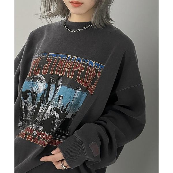 「Java」 スウェットカットソー MEDIUM グレー メンズ