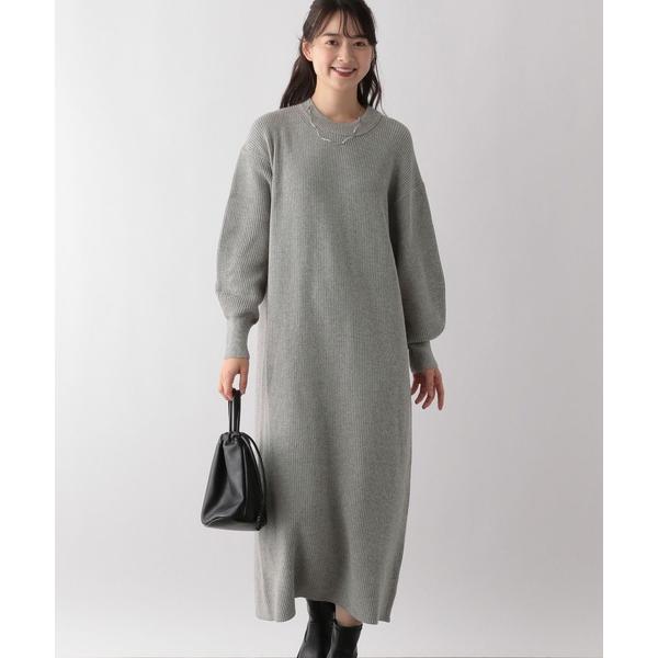 「GLOBAL WORK Smile Seed Store」 ニットワンピース SMALL 杢グレー...