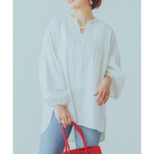 「lil nina」 7分袖ブラウス FREE オフホワイト レディース