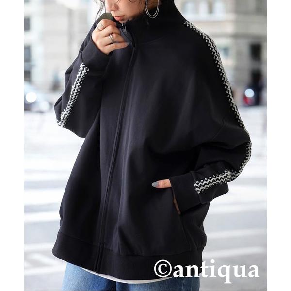「antiqua」 ジャケット R ブラック レディース