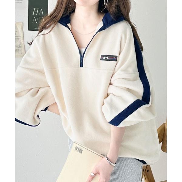 「Java」 長袖カットソー MEDIUM アイボリー レディース