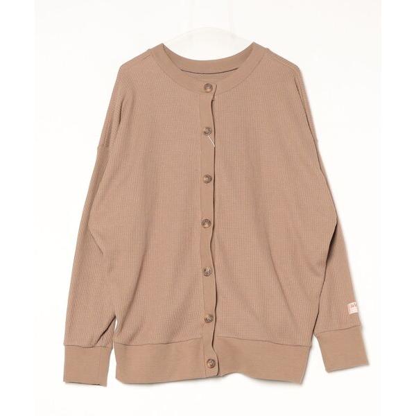 「Java」 カーディガン LARGE ベージュ レディース