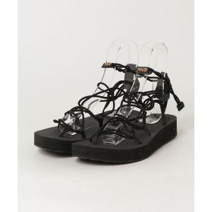 「Teva」 フラットサンダル US8 ブラック レディース