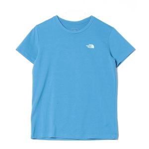 「THE NORTH FACE」 半袖Tシャツ M ブルー レディース