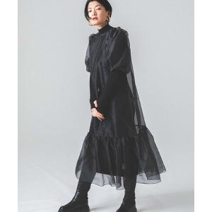 「MECRE」 半袖ワンピース M ブラック レディース