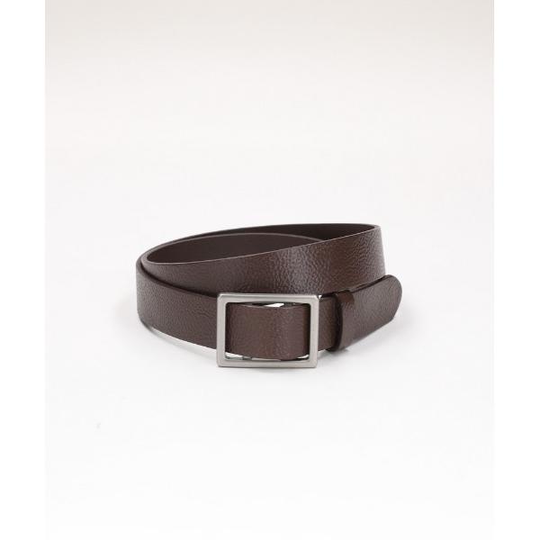ベルト 「BACK NUMBER」29mmレザーホールレスバックルベルト (ミニマルデザイン / 調...