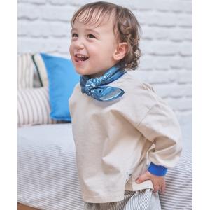 tシャツ 「Lee」バンダナ付きビッグシルエット長袖Tシャツ キッズ 子供服 男の子 女の子