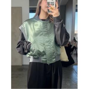 ベスト ジレ Short MA-1 vest ショート エムエーワン ベスト レディース