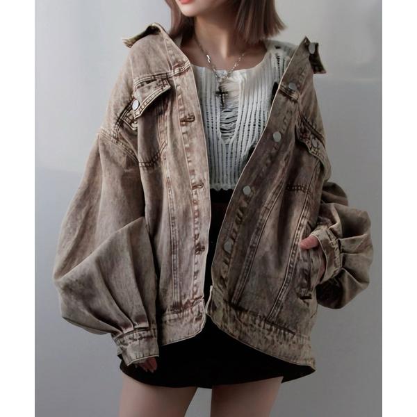 デニムジャケット gジャン オーバーサイズＧジャンジャケット レディース