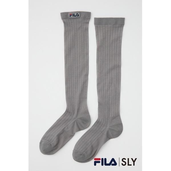 靴下 FILA x SLY LOGO SOCKS フィラスライロゴソックス 春服 レディース