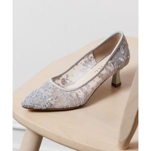 パンプス 入学式 「NICAL」レースパンプス/564103