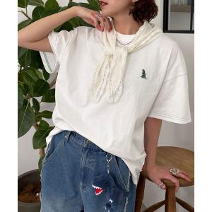 tシャツ 「m:rex」ミニ恐竜ワッペンBIG TEE レディース メンズ