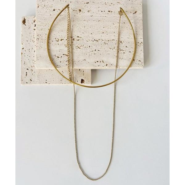 ネックレス ステンレスチョーカーチェーンネックレス レディース