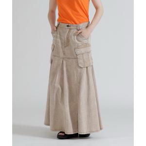 デニムスカート DENIM MERMAID CARGO SKIRT