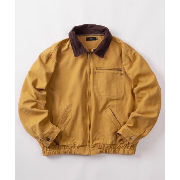 ブルゾン アウター 「88」襟コーデュロイ ヴィンテージライク ダックブルゾン メンズ レディース