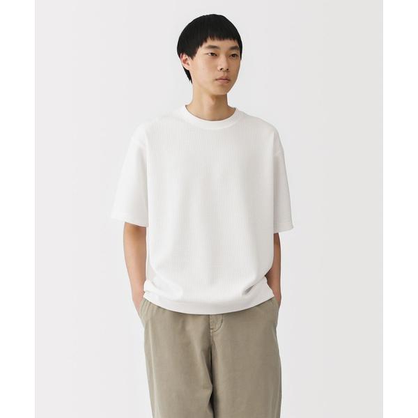 uvカット tシャツ 紳士 ＵＶカット乾きやすいワッフルクルーネック半袖Ｔシャツ メンズ レディース