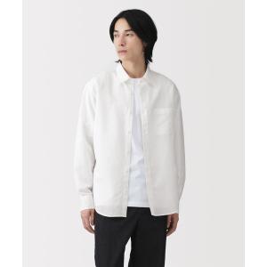 シャツ 紳士 ヘンプコットン長袖シャツ メンズ レディース