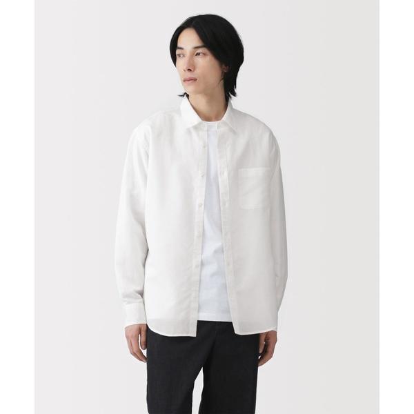 シャツ 紳士 ヘンプコットン長袖シャツ メンズ レディース
