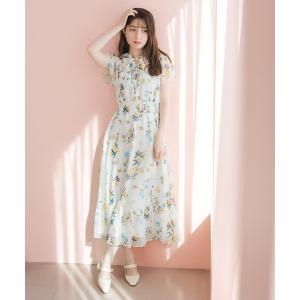 ワンピース 2026春夏新作 ボタニカルフラワーワンピース