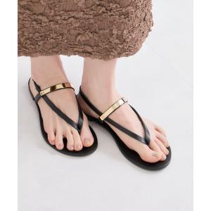 サンダル 「NICOLAS LAINAS(ニコラスライナス)」プレートトングサンダル レディース