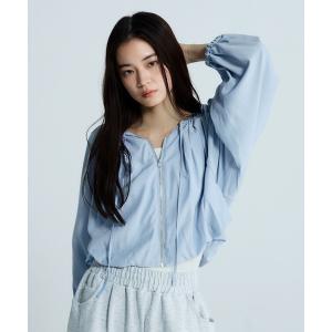 マルチWコードバルーンブラウス