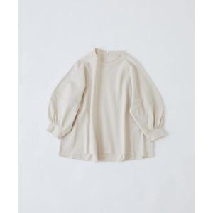 ブラウス シャツ ボトルシルエットスリーブカットソーブラウス レディース