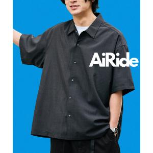 シャツ 「UVカット・接触冷感・吸水速乾」 AiRide/エアライド リラックスフィット ショートスリーブ オープンカラーシャツ/限定展開 メンズ｜ZOZOTOWN Yahoo!店
