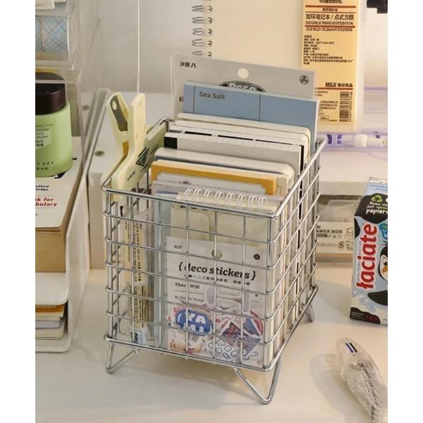 インテリア ワイヤーバスケットインテリア/小物入れ