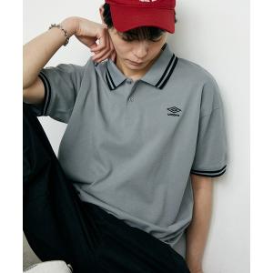 ポロシャツ UMBRO × PUBLUX/アンブロ 別注　ワンポイント ロゴ 鹿子 ポロシャツ　限定展開 メンズ レディース