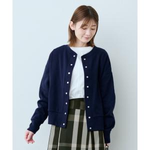 カーディガン ＩＥＤＩＴ　ニット見えカットソーできちんと見えてらくちん　ＵＶカットドットボタンカーディガン レディース