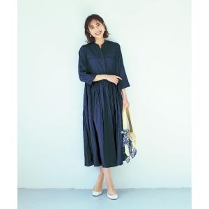 ワンピース ＩＥＤＩＴ　撥水（はっすい）加工のワッシャープリーツワンピース