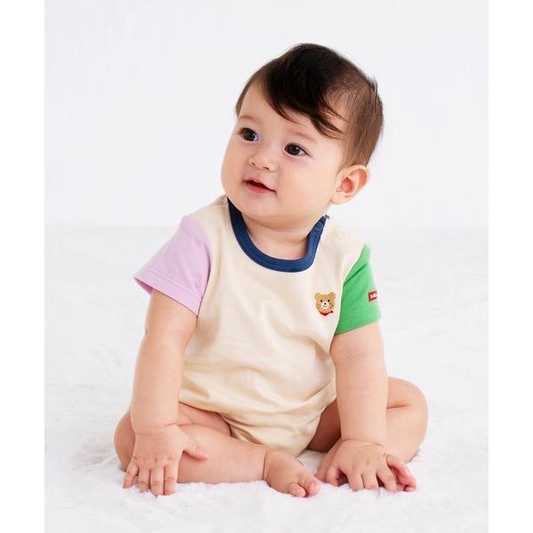 ベビー服 ロンパース 「Everyday Series」ワンポイント 半袖ボディシャツ