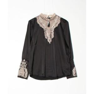 「CAWAII」 長袖ブラウス FREE ブラック レディース