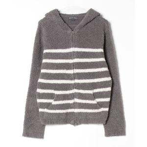 「BAREFOOT DREAMS」 ジップアップパーカー L グレー レディース