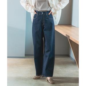 「GLOBAL WORK」 デニムパンツ X-SMALL ネイビー レディース