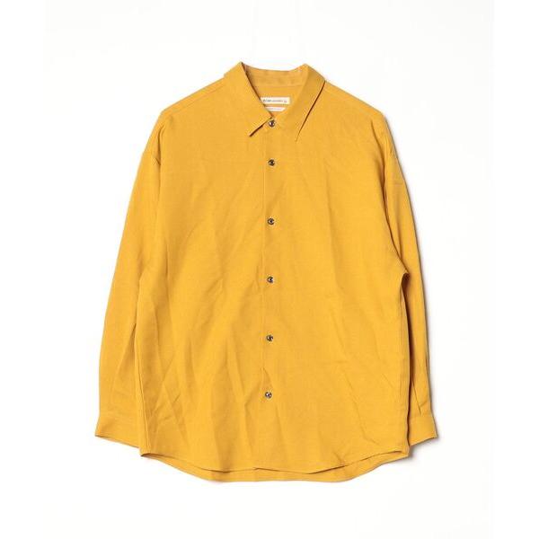「ANPAS」 長袖シャツ M マスタード メンズ