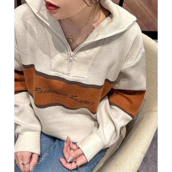 「Java」 長袖ニット LARGE アイボリー レディース