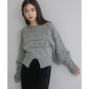 「kivi」 長袖ニット FREE ライトグレー レディース