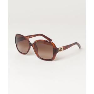 「FENDI」 サングラス - ブラウン レディース