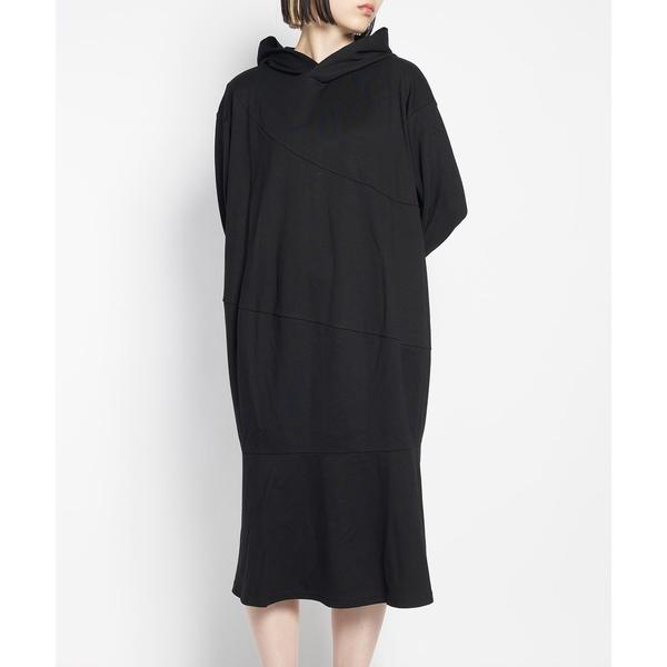 「gomme」 長袖ワンピース MEDIUM ブラック レディース