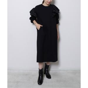 「Re.Verofonna」 長袖ワンピース 38 ブラック レディース