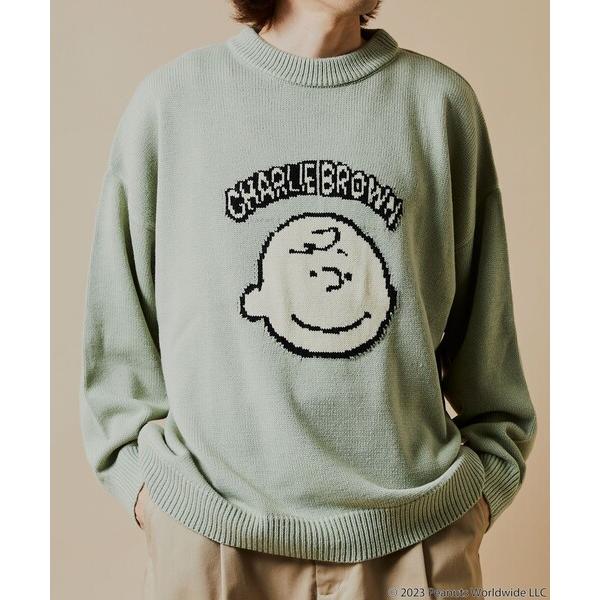 「FREAK'S STORE」 長袖ニット LARGE ブルーグリーン メンズ