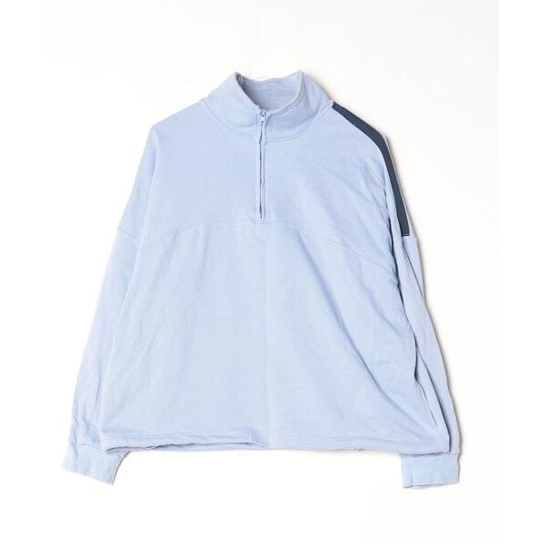 「KBF」 スウェットカットソー「とみいコラボ」 ONE パープル レディース