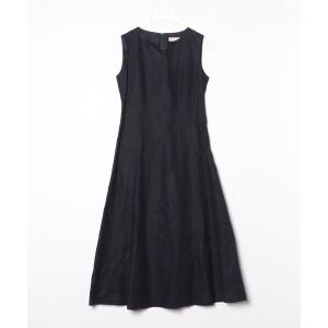 「OLD ENGLAND」 ノースリーブワンピース 36 ネイビー レディース
