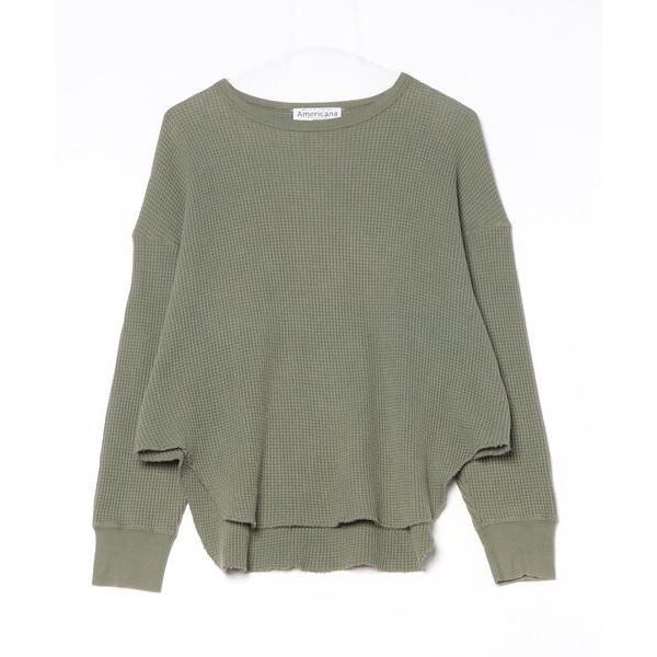 「AMERICANA」 長袖カットソー - グリーン レディース