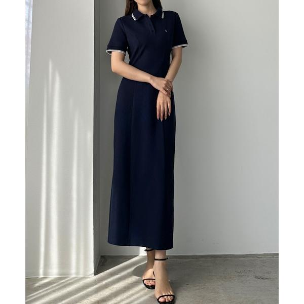 「Louere」 半袖ワンピース LARGE ブルー系その他2 レディース