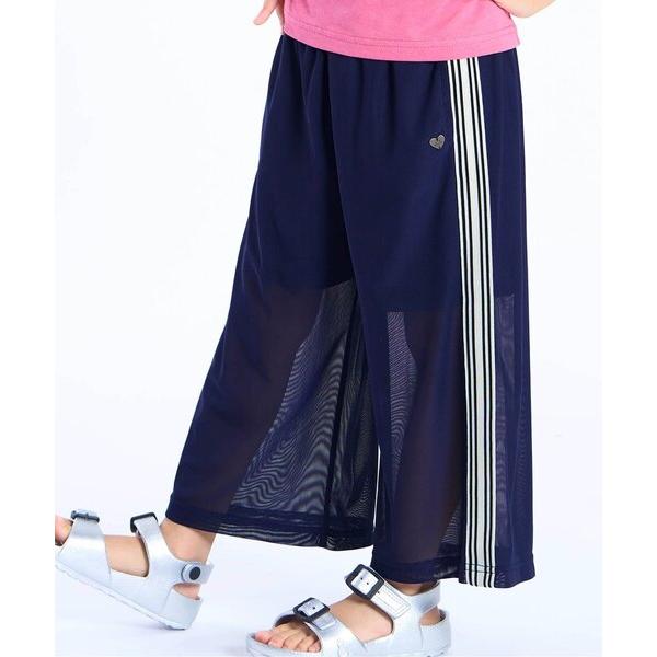 パンツ メッシュラインパンツ キッズ 子供服 男の子 女の子