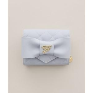 財布 キルティングFリボンウォレット レディース